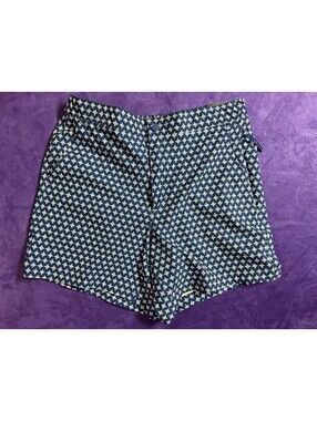 VRST 6” Mens Size Medium Resort Swim Shorts Unlined Relaxed Fit Deep Denim Print